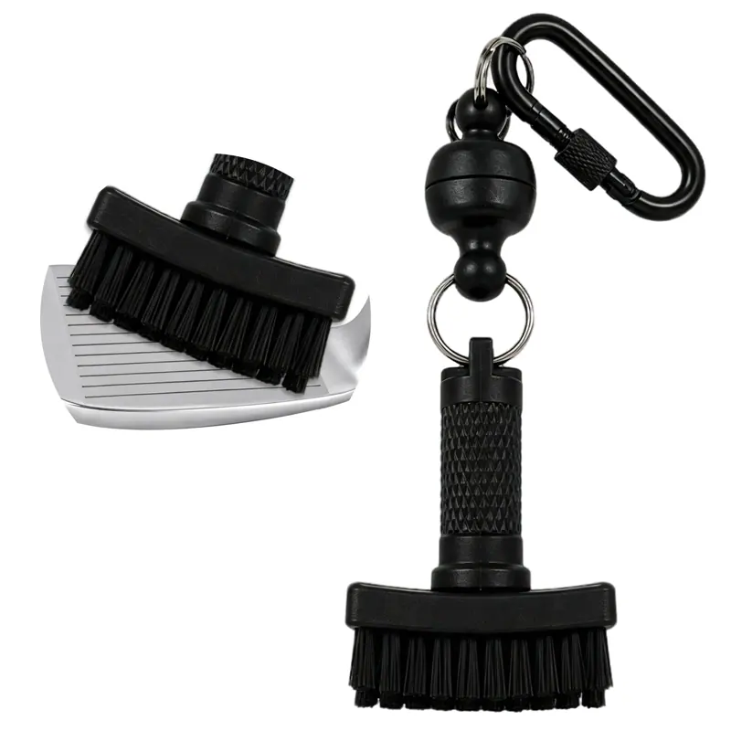 AILDEDE Golf Club Cleaner Brush, Magnetic Golf Brush with Nylon Bristles